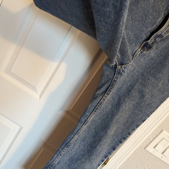 90s RALPH LAUREN | CLASSIC COTTON JEANS | Stonewash | 12 | EUC | Straight Leg - Picture 7 of 8